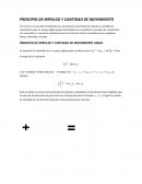 PRINCIPIO DE IMPULSO Y CANTIDAD DE MOVIMIENTO