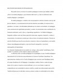 RECONOCIENDO MODELOS PEDAGÓGICOS