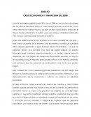 CRISIS ECONOMICA Y FINANCIERA DEL 2008