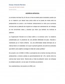 ANOREXIA NERVIOSA La anorexia nerviosa hoy en día es un foco de alerta para la sociedad