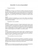 Una vida con responsabilidad