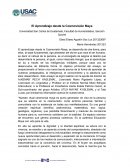 El Aprendizaje desde la Cosmovisión Maya