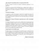 Concepción de aprendizaje en el plan de estudios