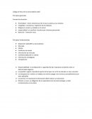 Código de ética de la comunidad bursátil