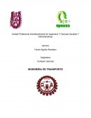 Asignatura Contexto nacional INGENIERÍA EN TRANSPORTE