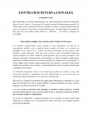 CONTRATOS INTERNACIONALES. PRINCIPIOS SOBRE LOS CONTRATOS INTERNACIONALES