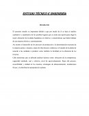 Estudio técnico e ingeniería