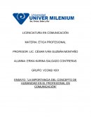 UN GRAN ENSAYO: “LA IMPORTANCIA DEL CONCEPTO DE HUMANIDAD EN EL PROFESIONAL EN COMUNICACIÓN”