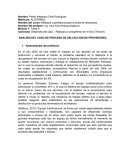 Caso de selección de proveedores