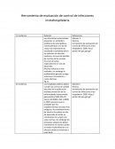 Herramienta de evaluación de control de infecciones instrahospitalaria