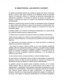 EL DEBIDO PROCESO. ¿UNA GARANTÍA O UN DEBER?