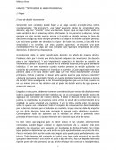 ENSAYO: “TEXTO SOBRE EL SABER PRUDENCIAL”