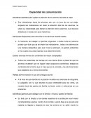 Capacidad de comunicación