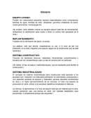 Glosario - Maquinarias