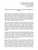 PSICOANÁLISIS Y PSICOTERAPIAS