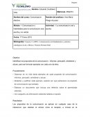 Tarea - Comunicación y habilidades para la comunicación oral, escrita y no verbal.