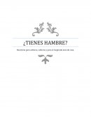 Recetario para solteros, solteras y para el inspirado amo de casa.