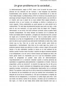 La Deshumanización. Un gran problema en la sociedad