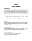 Proyecto “Viaje de egresados”