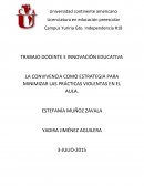 LA CONVIVENCIA COMO ESTRATEGIA PARA MINIMIZAR LAS PRÁCTICAS VIOLENTAS EN EL AULA