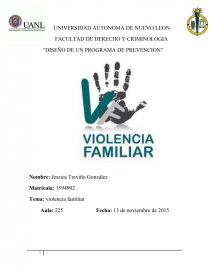 “DISEÑO DE UN PROGRAMA DE PREVENCION”. Página 1