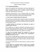 Filosofía del pensamiento humanista contemporáneo - Ensayo