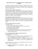 PROCEDIMIENTO PARA LA ELABORACIÓN DE UN PROYECTOS DE INVERSIÓN