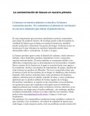 La contaminación de basura en nuestro planeta