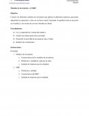 Modelos de inventarios y el MRP