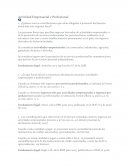 Actividad empresarial y profesional