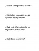 ¿Qué es un reglamento escolar?