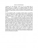 MÉXICO CONTEMPORANEO