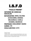 INFORME DE CIENCIAS SOCIALES