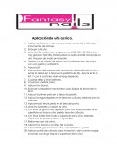 Aplicación de uña acrílica.