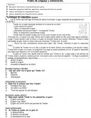 Prueba de Lenguaje y Comunicación Estrategias de comprensión lectora