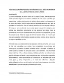 ANALISIS DE LAS PROPIEDADES ANTIOXIDANTES DEL BROCOLI A PARTIR DE LA EXTRACCIÓN DE ACIDO LIPOICO