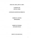 ENSAYO DEL LIBRO ¿LÍDER YO, COMO?