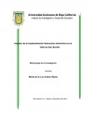 Impacto de la implementación facturación electrónica en el Valle de San Quintín