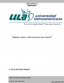 MEMORIA A CORTO Y LARGO PLAZO EN EL ADULTO MAYOR