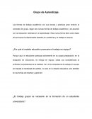 Grupo de aprendizaje.