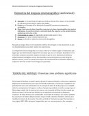 Cuales son los Elementos del lenguaje cinematografico