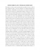 OPINION SOBRE PLANES Y PROGRAMAS OBSERVADOS