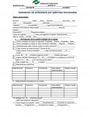 Valoración de enfermería por patrones funcionales