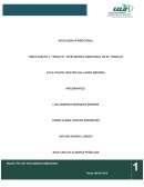INTELIGENCIA EMOCIONAL EN EL TRABAJO.