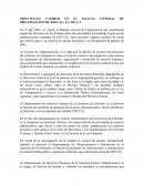 PRINCIPALES CAMBIOS EN EL MANUAL GENERAL DE ORGANIZACIÓN