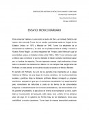 ENSAYO: MÉXICO BÁRBARO