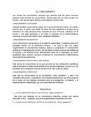 El Conocimiento - Ensayo