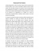 El boulevard 9 de Octubre - Informe