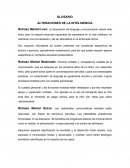 Glosario. Alteraciones de la inteligencia