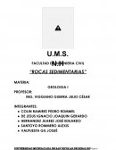 Rocas sedimentarias